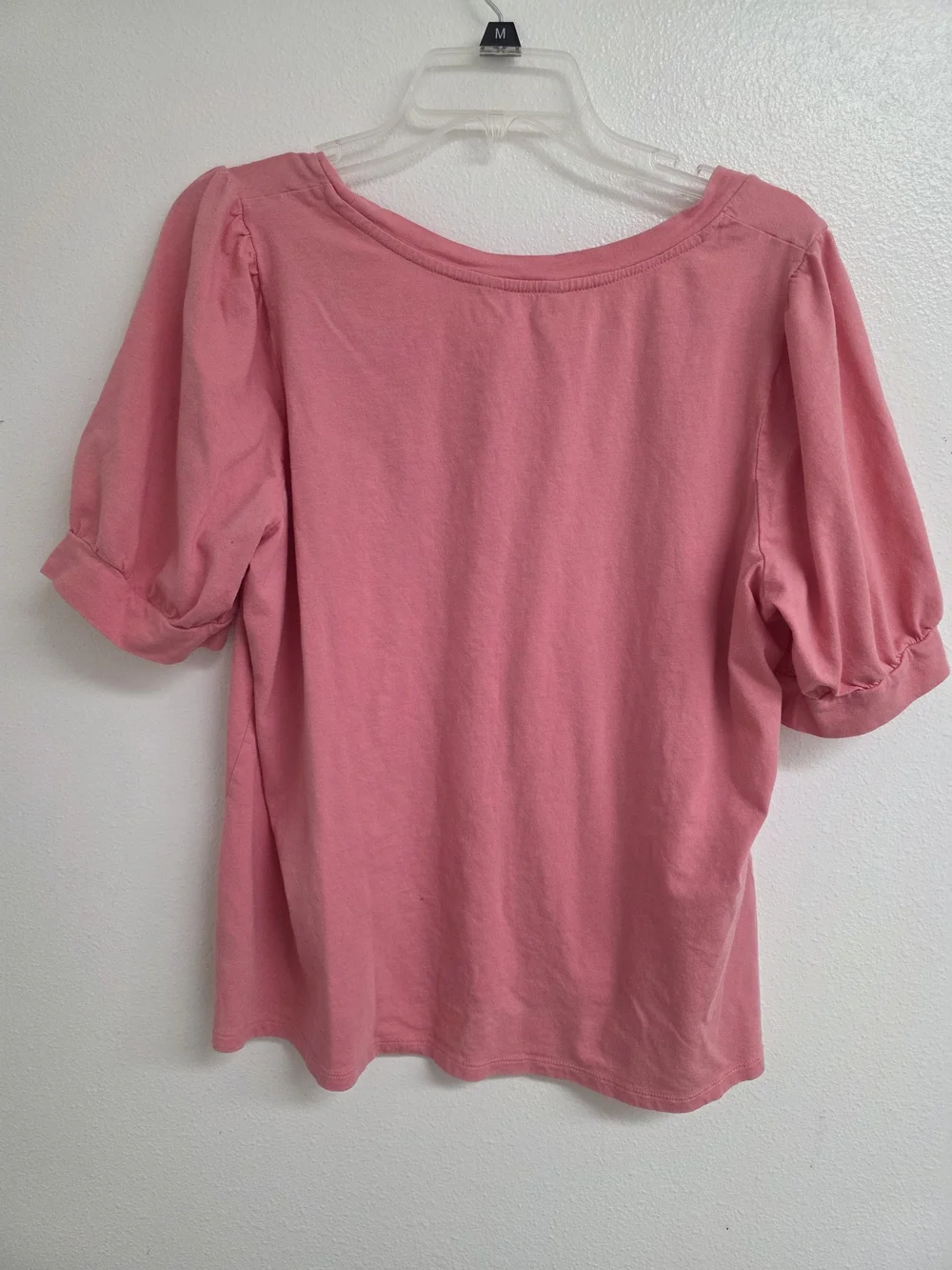 Time and Tru Pink Short Sleeve Crewneck Tee (0686)